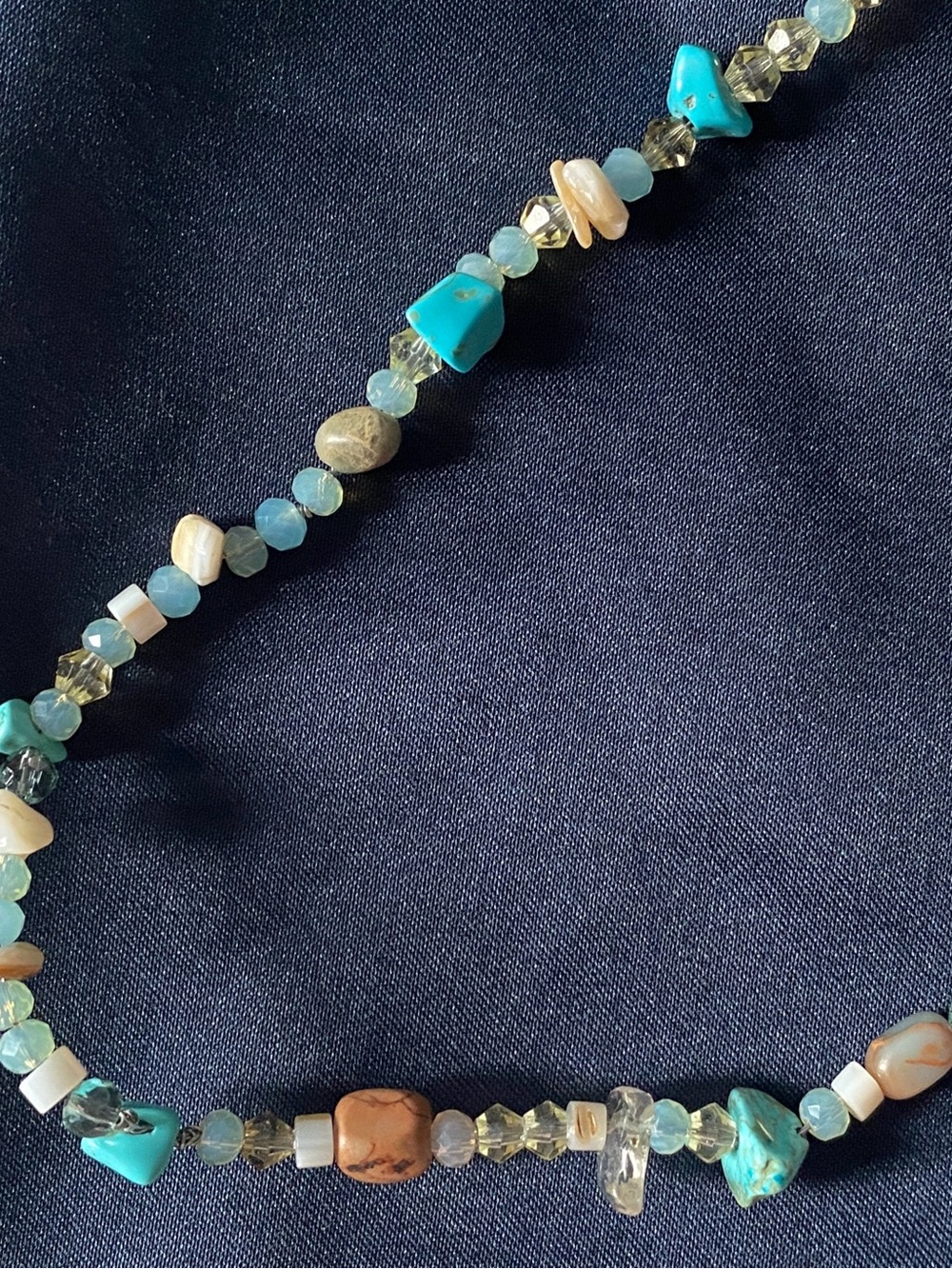 Handmade beaded necklace